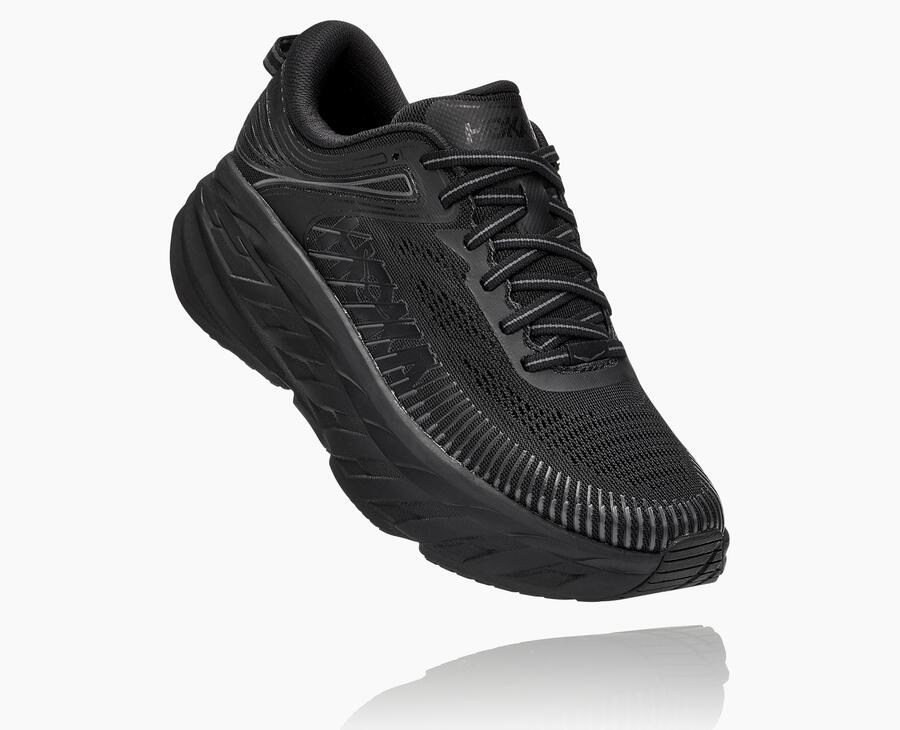 Hoka One One Koşu Ayakkabısı Kadın Siyah - Bondi 7 - GF1543702